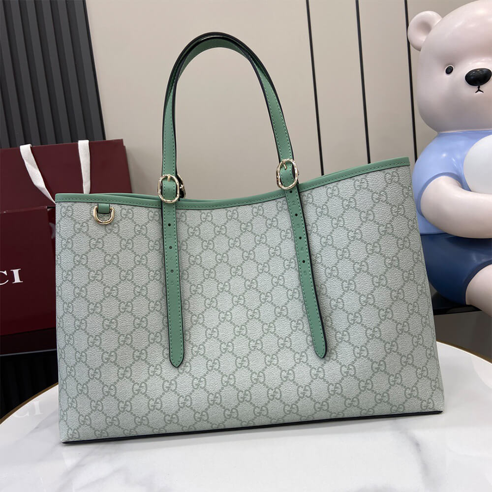 GG Emblem large tote bag