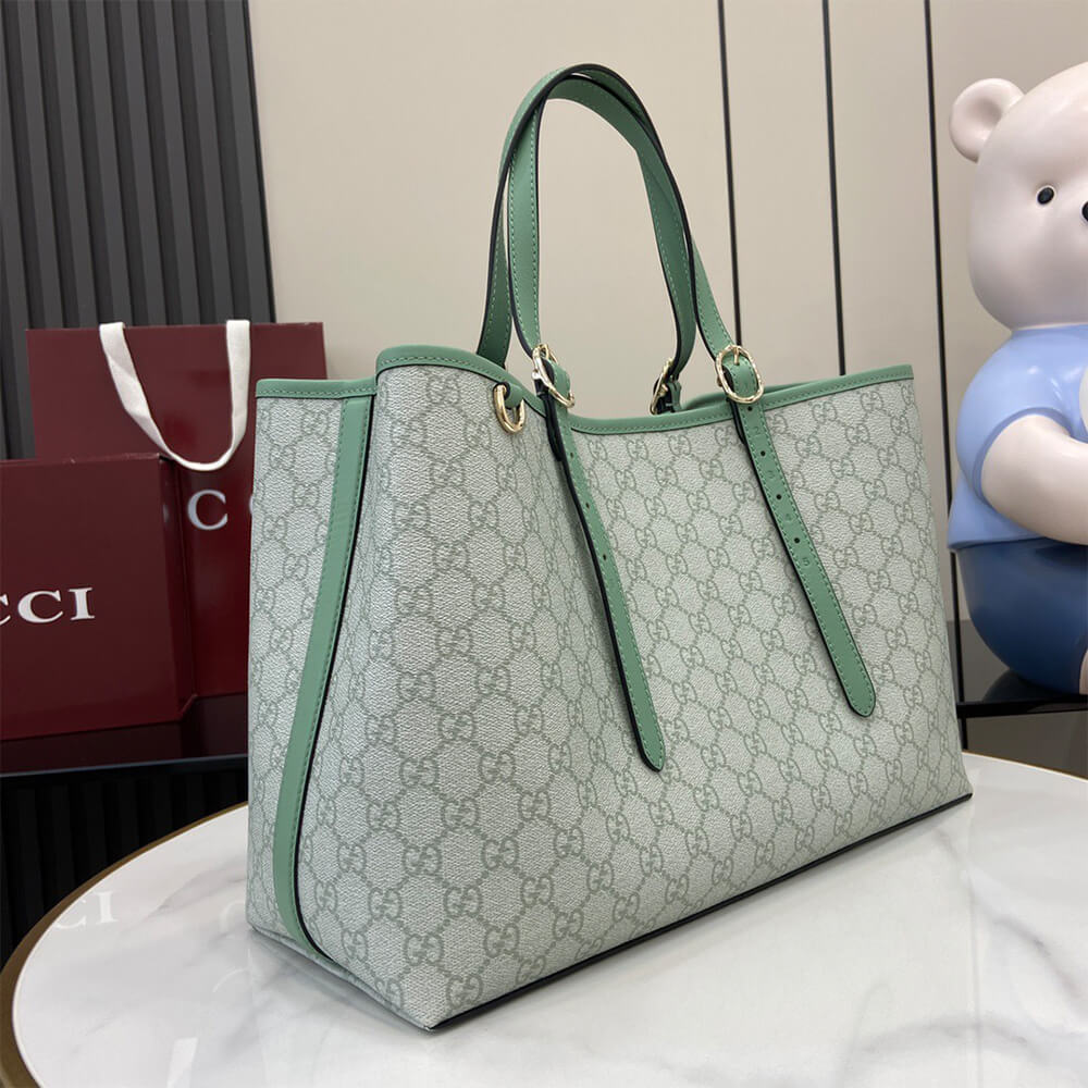 GG Emblem large tote bag